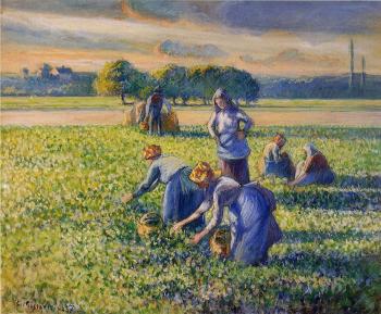 卡米耶 畢沙羅 Picking Peas 卡米耶 畢沙羅 Picking Peas